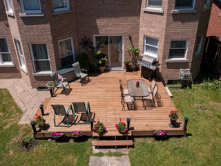 Patio terrace Rivière-des-Prairies